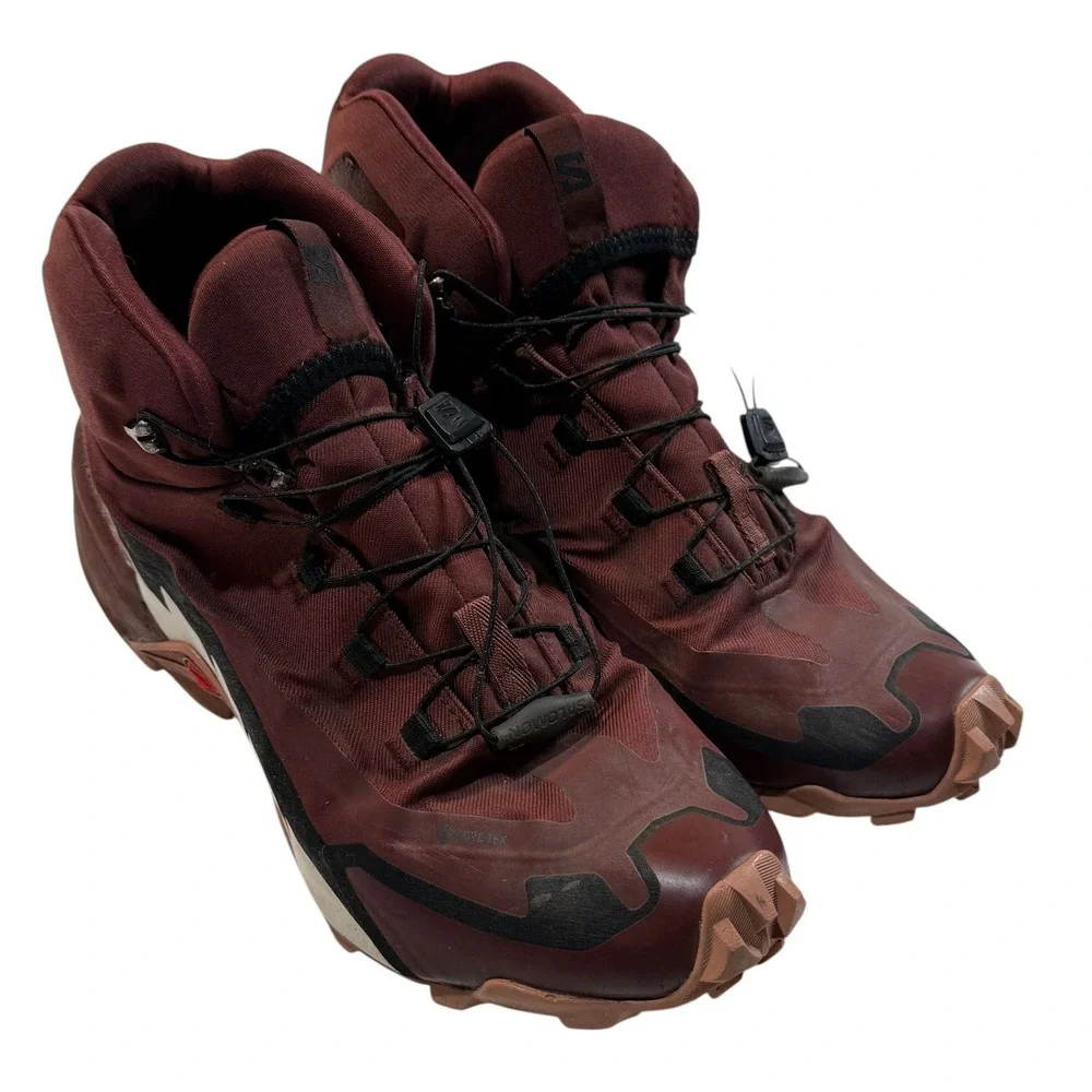 Salomon Men's Burgundy Brown Trail Running Boots